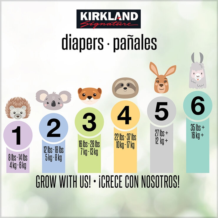 Kirkland Signature Pañales Etapa 1 Unisex 96 piezas — Imagen 3 de 4