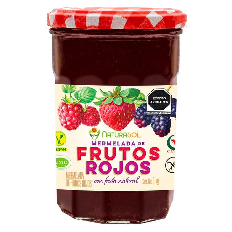 Naturasol Mermelada De Frutos Rojos Con Fruta Natural 1 kg — Imagen 1 de 4