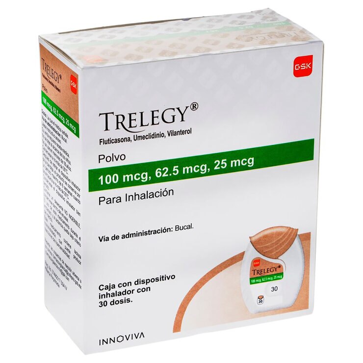 Trelegy 100 mcg/62.5 mcg/25 mcg 30 Dosis — Imagen 2 de 2