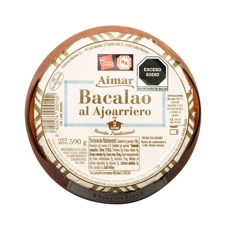 Aimar Bacalao al Ajoarriero 2 pzs de 600 gr — Imagen 2 de 4