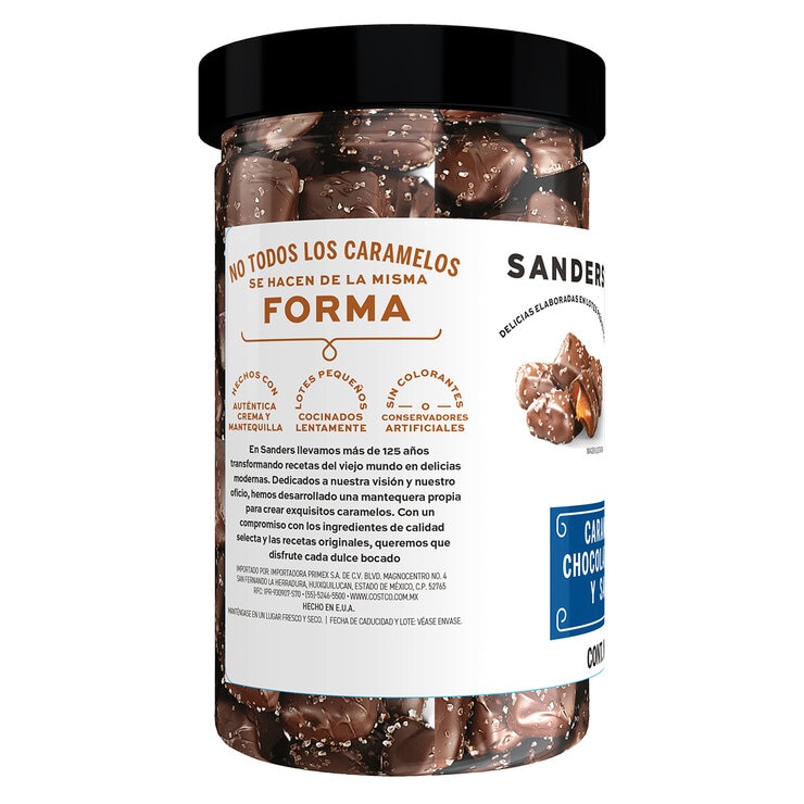 Sanders Caramelos con Chocolate con Leche y Sal de Mar 1.02 kg — Imagen 2 de 4