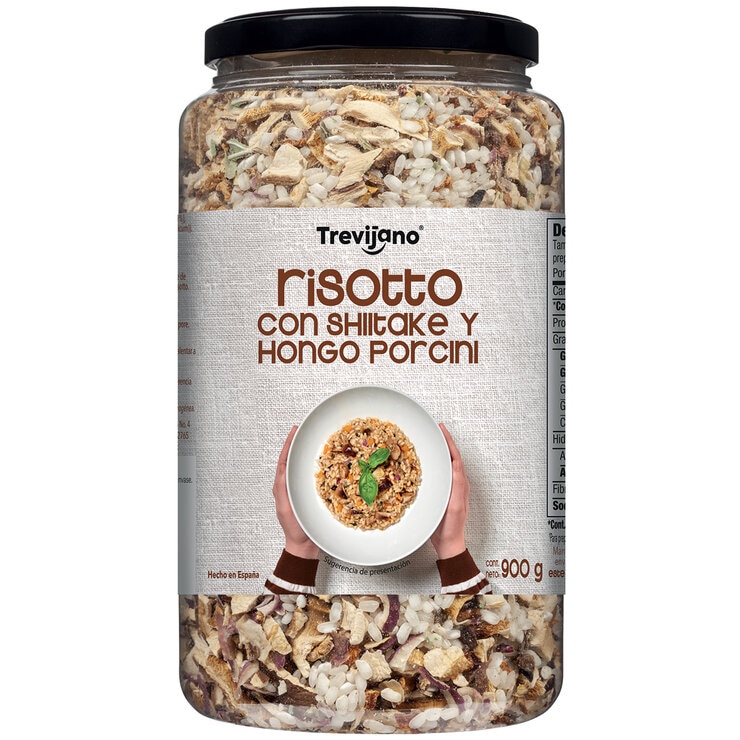 Trevijano Risotto de Hongo Shitake y Porcini 900 gr — Imagen 1 de 4