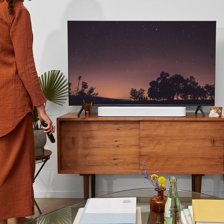 Sonos Beam G2 Barra de Sonido Inteligente Blanco — Imagen 4 de 4