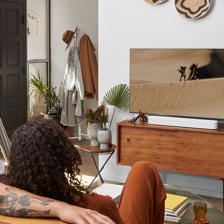 Sonos Beam G2 Barra de Sonido Inteligente Blanco — Imagen 3 de 4