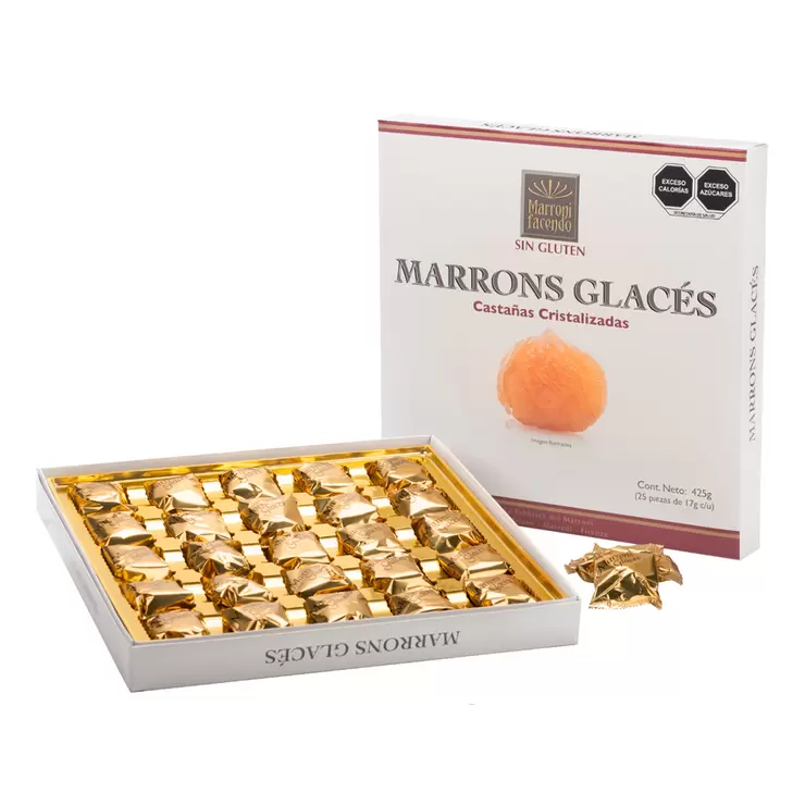 Marrons Glacés Castañas Cristalizadas 25 pzas de 17 g — Imagen 1 de 3