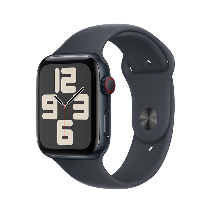 Apple Watch SE (GPS+Cellular) Caja de aluminio Medianoche 44mm con Correa deportiva Medianoche M/L — Imagen 1 de 4