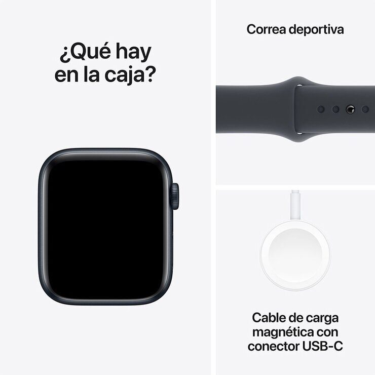 Apple Watch SE (GPS+Cellular) Caja de aluminio Medianoche 44mm con Correa deportiva Medianoche M/L — Imagen 3 de 4
