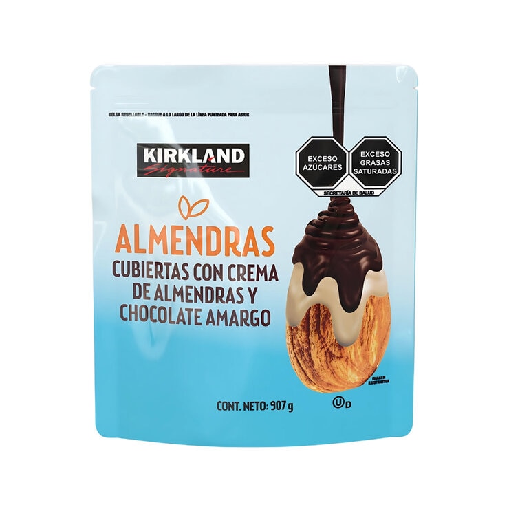 Kirkland Signature Almendras Cubiertas con Crema de Almendras y Chocolate Amargo 907 g — Imagen 1 de 2
