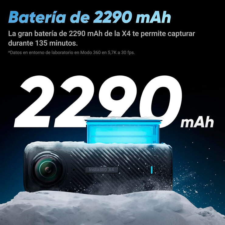 Insta360 X4 Explorer Combo Cámara 360° + Accesorios — Imagen 3 de 4