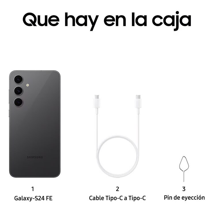 Samsung Galaxy S24FE 256GB Negro — Imagen 2 de 4