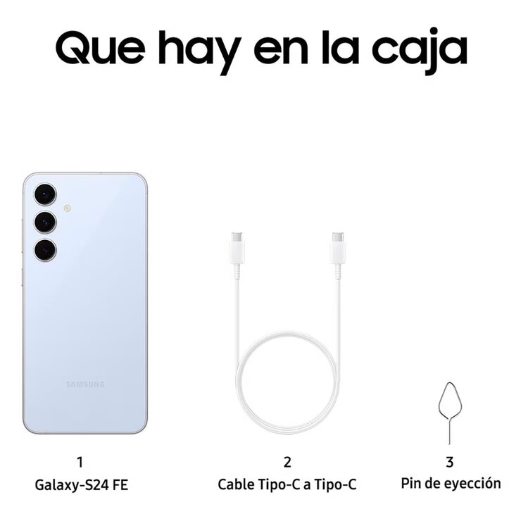 Samsung Galaxy S24FE 256GB Azul — Imagen 2 de 4