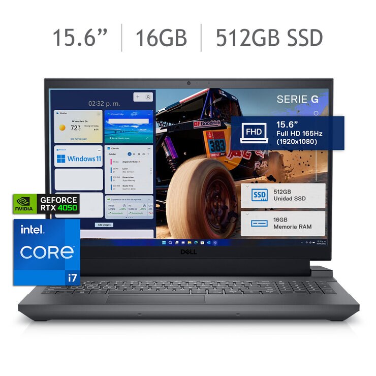DELL Inspiron Gaming NB G15 5530 Laptop 15.6" Full HD Intel Core i7 16GB 512GB SSD — Imagen 1 de 4