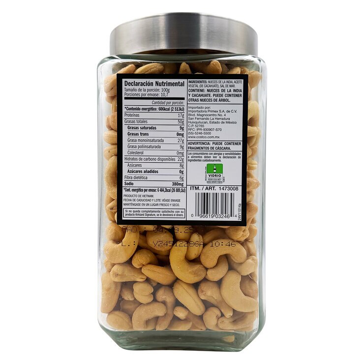 Kirkland Signature Nueces de la India Colosales 1.07 kg — Imagen 2 de 3