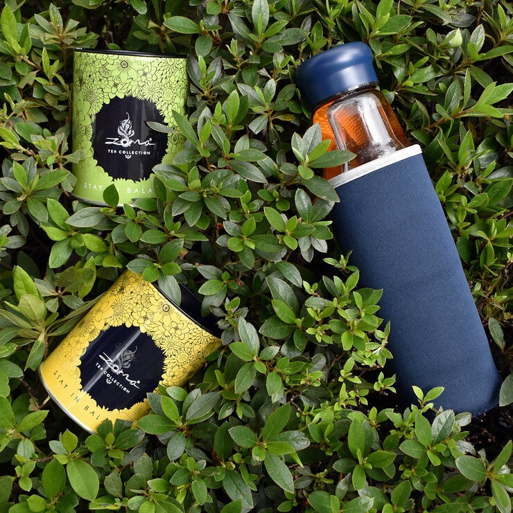 Zoma Tea Collection Termo de Cristal y 2 Latas de Té — Imagen 3 de 3