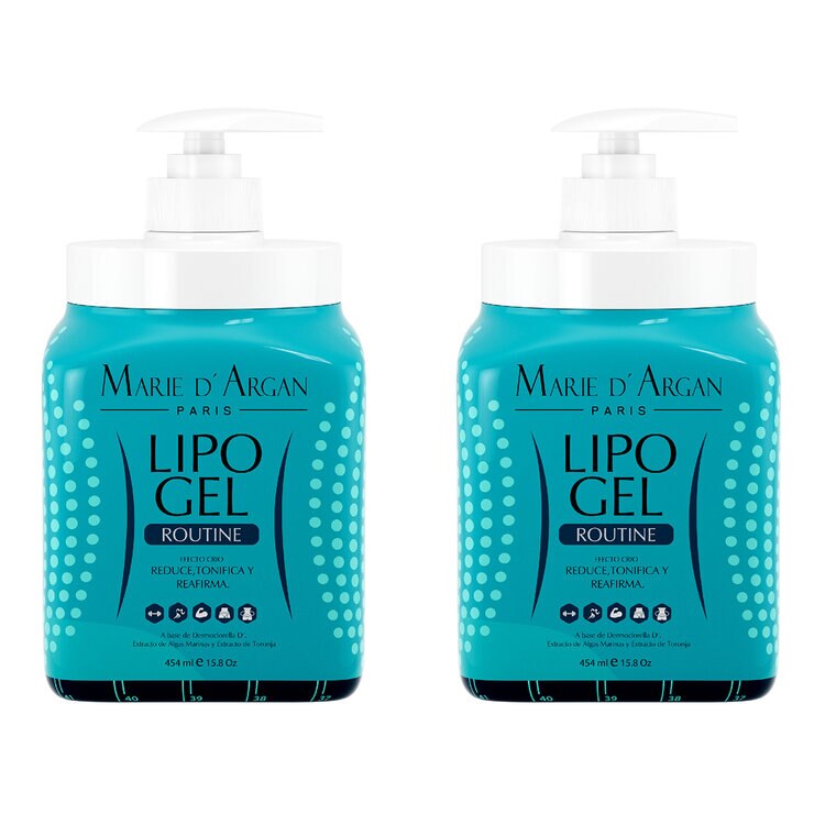 Marie D'argan Lipo Gel Reducción/Firmeza, 2 piezas de 454 ml Cada Una — Imagen 1 de 4