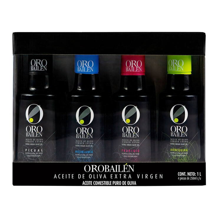Oro Bailen Aceite de Oliva Extra Virgen 4 pzs de 250 ml — Imagen 1 de 2