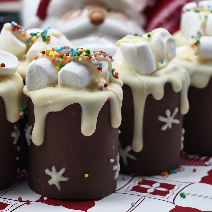 BomBombs Tacitas de Chocolate para Preparar Bebidas 12 pzs — Imagen 3 de 4