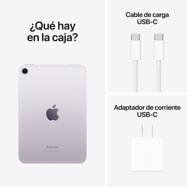 Apple iPad Mini (Wi-Fi + Cellular) 128GB Morado — Imagen 4 de 4
