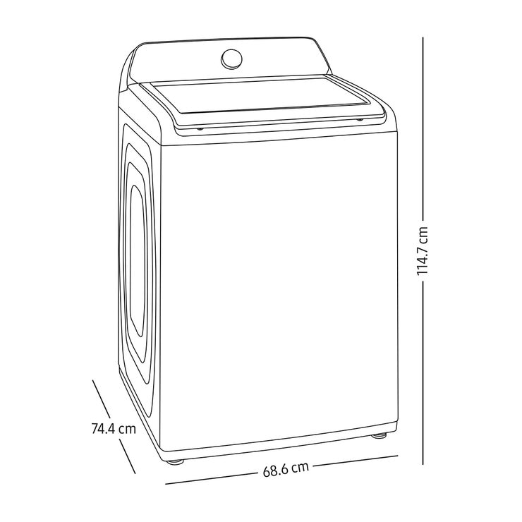 Samsung Lavadora 22kg — Imagen 3 de 4