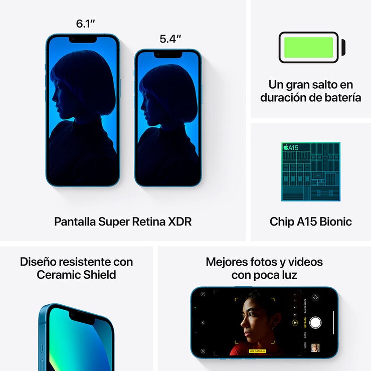 Apple iPhone 13 128 GB Azul — Imagen 4 de 4