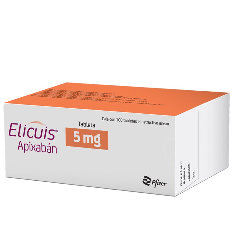 Elicuis 5mg 100 Tabletas — Imagen 2 de 3
