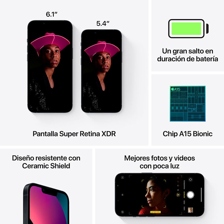 Apple iPhone 13 128 GB Azul Medianoche — Imagen 4 de 4