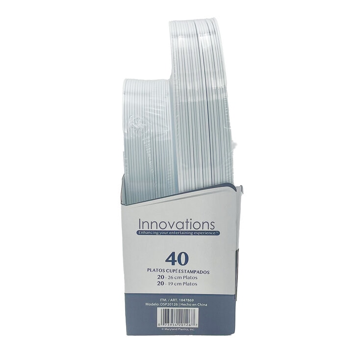 Innovatios Platos Desechables 40 pzs — Imagen 3 de 3