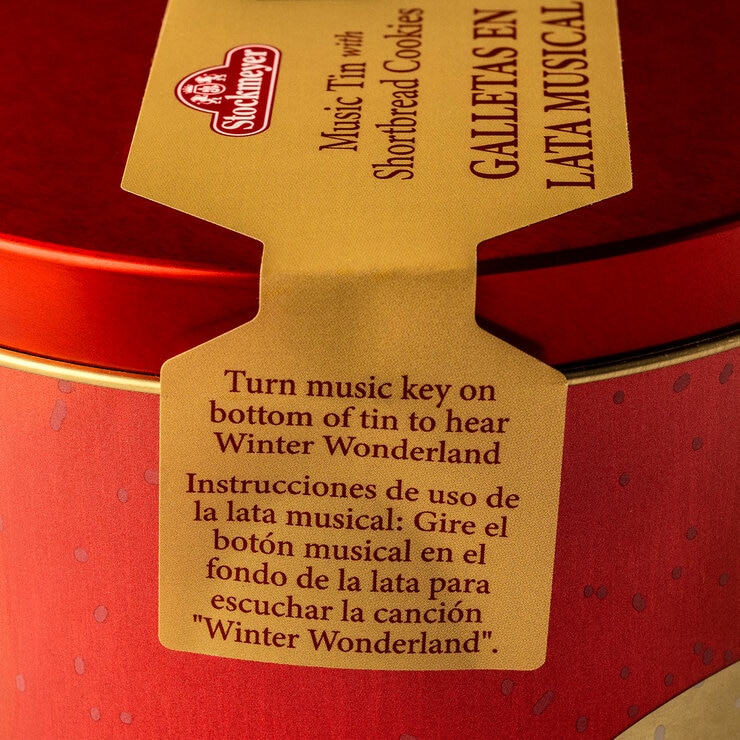 Stockmeyer Lata Musical con Galletas de Mantequilla 250 g — Imagen 3 de 3