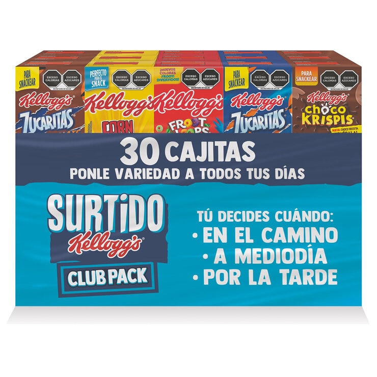 Kellogg's Surtido de Cereales 30 pzs — Imagen 1 de 4