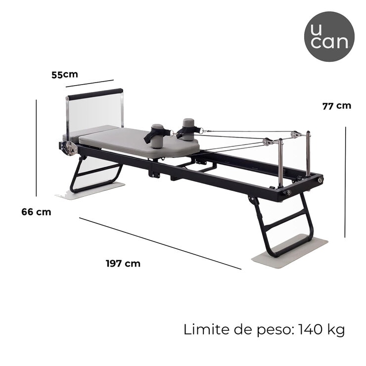 UCan Cama de Pilates Reformer Plegable — Imagen 2 de 4
