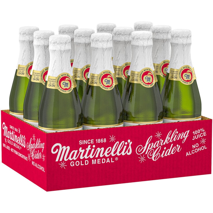 Martinelli's Jugo de Manzana Espumoso 12 pzs de 250 ml — Imagen 2 de 3