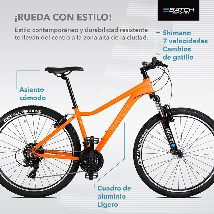 Bicicleta de Montaña R29 Batch Naranja — Imagen 4 de 4