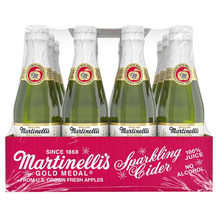 Martinelli's Jugo de Manzana Espumoso 12 pzs de 250 ml — Imagen 1 de 3