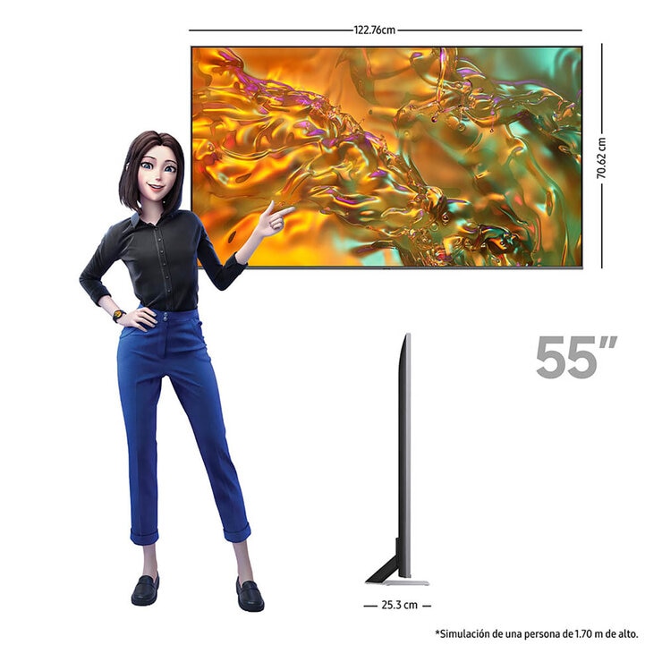 Samsung Pantalla 55" QLED Smart TV — Imagen 4 de 4