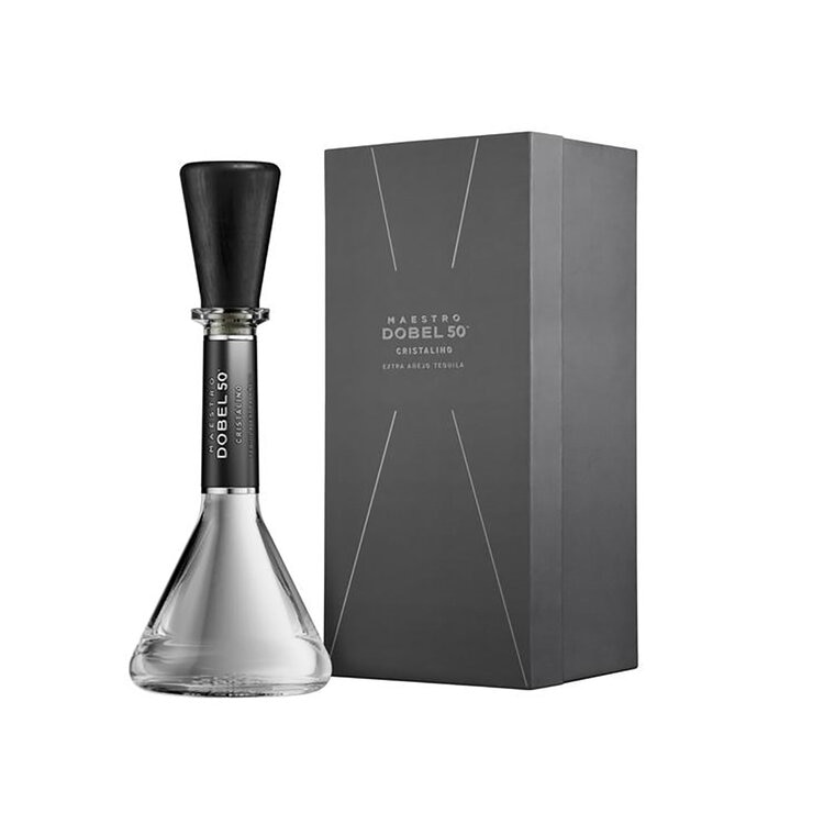 Tequila Maestro Dobel 50 Extra Añejo Cristalino 700 ml — Imagen 2 de 2