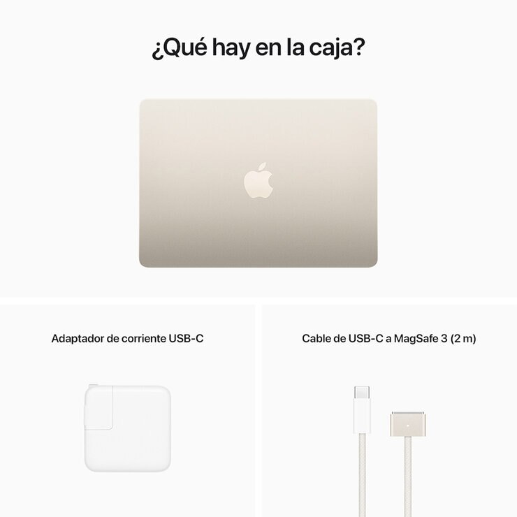 Apple MacBook Air 13" Chip M2 256GB Blanco Estelar — Imagen 4 de 4