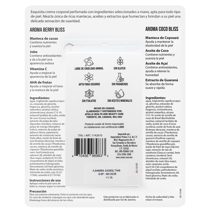 Nutrius Crema para el Cuerpo 2 envases de 177 mL c/u — Imagen 2 de 3