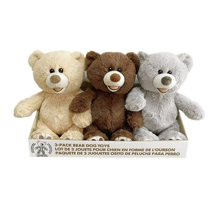 Hugfun Osito de Peluche para Perro 3 pzs — Imagen 1 de 4