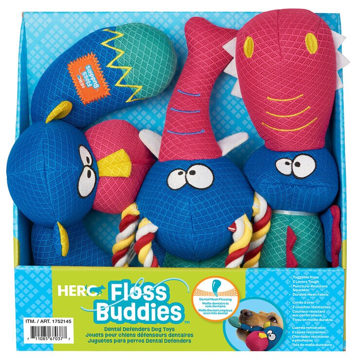 Floss Buddies Juguetes para Perro 3 pzs — Imagen 1 de 2