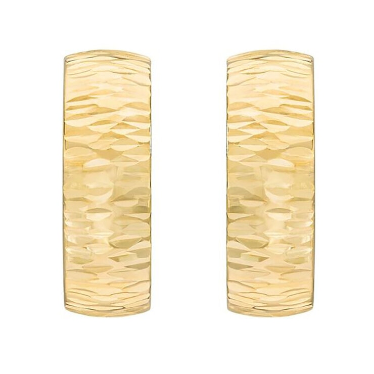 Arracadas, Oro Amarillo de 14K — Imagen 4 de 4