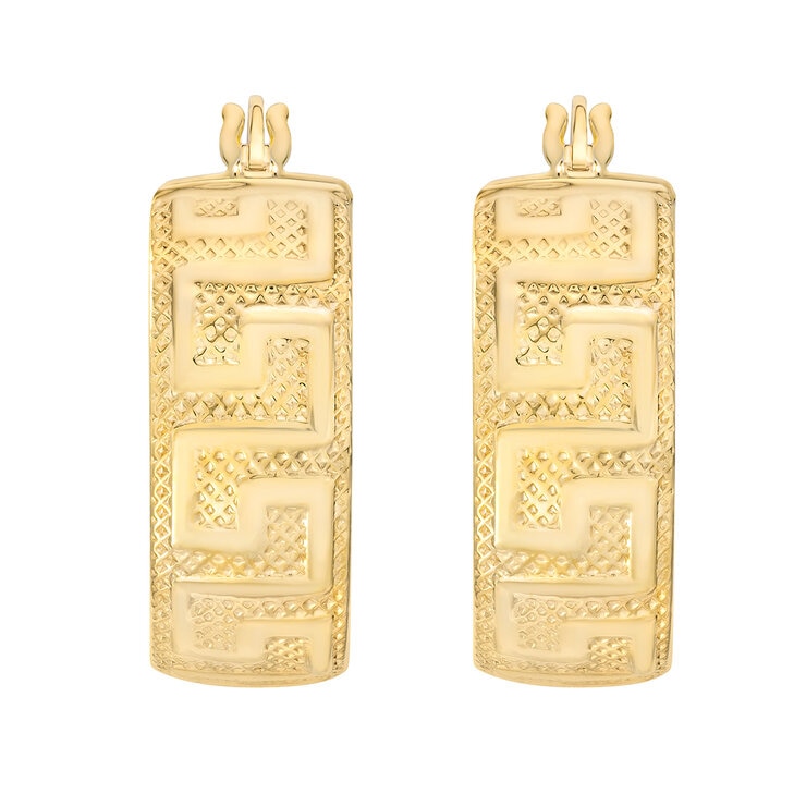 Arracadas, Oro Amarillo de 14K — Imagen 4 de 4