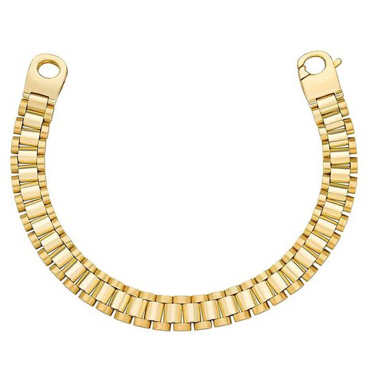 Pulsera de Eslabones, Oro Italiano de 14K — Imagen 4 de 4