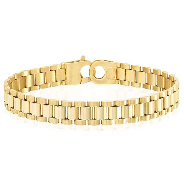 Pulsera de Eslabones, Oro Italiano de 14K — Imagen 1 de 4