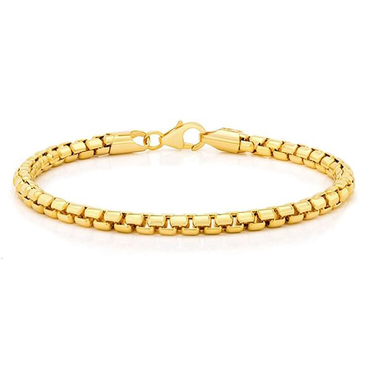 Pulsera para dama, Oro Amarillo de 14K de 19.05cm — Imagen 1 de 4