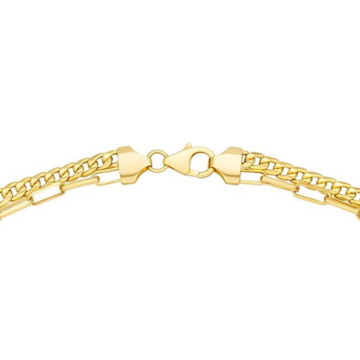 Collar de 2 Hileras para Dama, 45.72cm, Oro Amarillo de 14k — Imagen 2 de 4