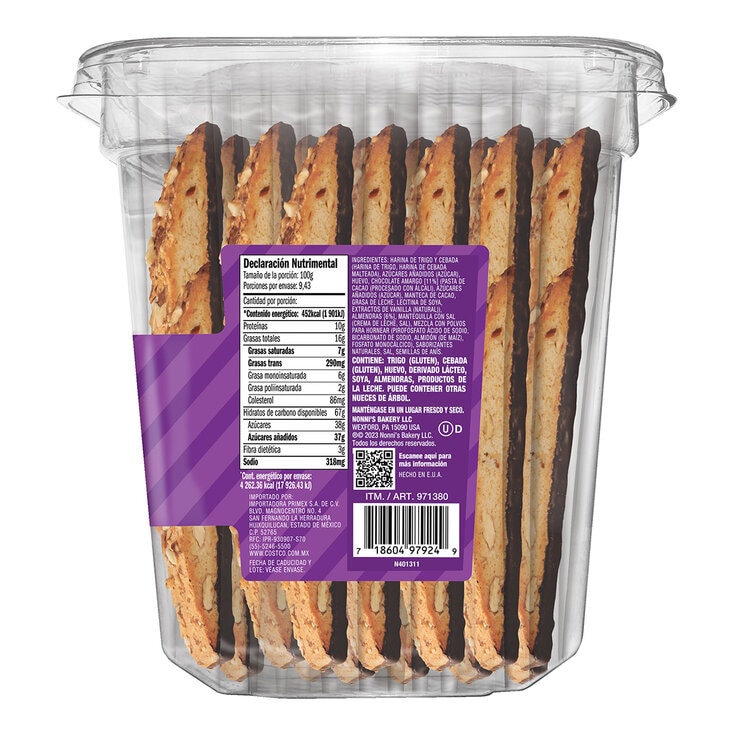 Nonni's Bakery Galletas con Chocolate y Almendra 943 g — Imagen 4 de 4