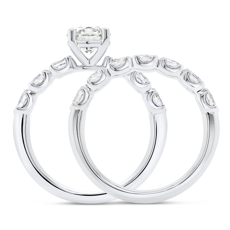 Anillo de Diamantes 0.50ctw, de Oro Blanco 14K — Imagen 3 de 4