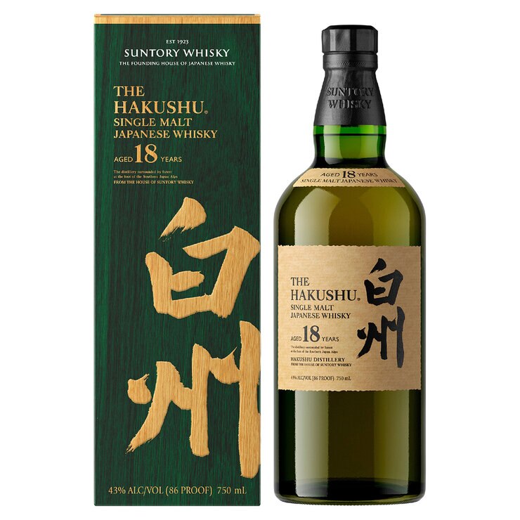 Whisky Japonés Hakushu Single Malt 18 años 750 ml — Imagen 1 de 2