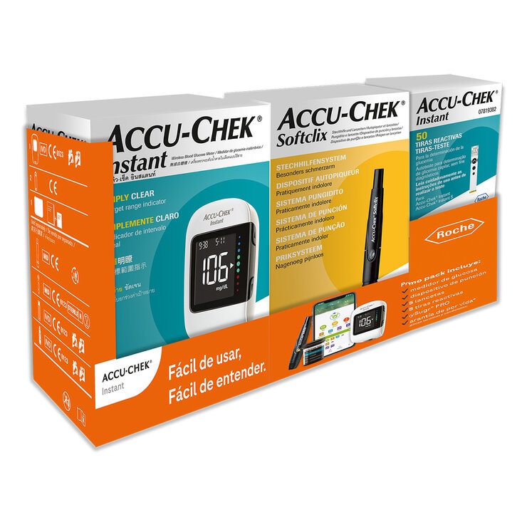 Accu-Chek Instant Kit MO + Softclix Kit + Instant 25 — Imagen 1 de 2