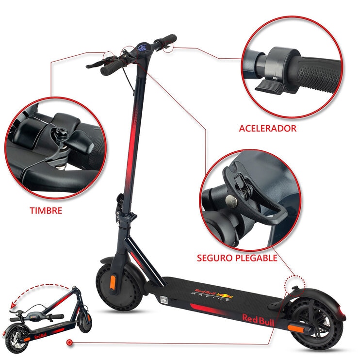Red Bull Scooter Eléctrico RB-RTeen 8.5" — Imagen 4 de 4